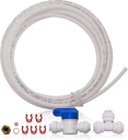 APEC Water Systems ICEMAKER-KIT-RO-1-4 Ice Maker Kit for Reverse Osmosis Systems, Refrigerator & Water Filters