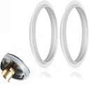 2Pcs Bathroom Sink Plug SiliconeSeal Washers, Bathroom Pop Up Sink Plugs Replacement Washers 31mm