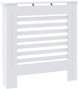 vidaXL MDF Radiator Cover Garden Outdoor Home Indoor Living Room Household Appliance Heating Radiator Cover Heater Shelf Cabinet White 30.7"