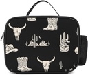 Western Theme Lunch Box Insulated Lunch Bag for Men & Women Durable Lunchbox for Work with Water Bottle Holder