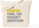 CafePress Hamilton Thing Tote Bag Reusable Natural Beige Canvas Shopping Bag