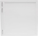 35.4" x 35.4" Swinging Door, Swing Half Door 3 Spring Hinges, Cafe Saloon Doors Swinging for Hallway Kitchen Bar Pub Entrance Partition (White)
