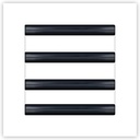 BUILDMART - 8x8 White Modern AC Vent Cover - Decorative Air Vent - Standard Linear Slot Diffuser - Register Grille for Ceiling, Walls & Floors - Texas Buildmart