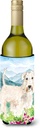 Caroline's Treasures CK2515LITERK Mountian Flowers Wheaten Terrier Wine Bottle Hugger Bottle Cooler Sleeve Hugger Machine Washable Collapsible Insulator Beverage Insulated Holder