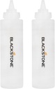 Blackstone 5071 32 oz Plastic Squeeze Bottle Set with Twisting Lids, 2-Pack