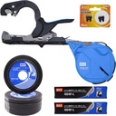 Generic MAX HT-S45E Strong Bind Tapener Plant Tying Tool Starter Kit with Tape, Staples, & Replacement Blades, Blue, HT-S45E-STARTER