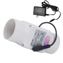 2”/50mm Exhaust Ventilation Fan 18W 12V Inline Duct Fan 92 CFM Air Diffuser Variable Vent Booster Mini Exhaust Blower for Vents Grow Tents Basements