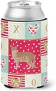 Caroline's Treasures CK5556CC Australian Mist #1 Cat Love Can or Bottle Hugger, Red Cooler Washable Drink Sleeve Collapsible Beverage Insulated Holder, Can Hugger, Multicolor