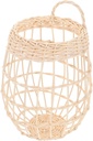 Ciieeo Hanging Woven Storage Basket Wall Flower Basket Decorative Organizer Bathroom Kitchen