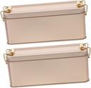 2pcs Vintage Decorative Storage Box Cookie Tins for Biscuits Treats Candy Airtight Containers for Home Organization Stylish Design Freshness Preservation