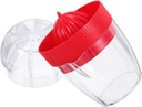 Manual Mini Fruit Juice Squeezer Portable Hand Juicer Citrus Lemon Extractor Food Grade Safe Compact for Travel Home Use Easy to Clean Random Color