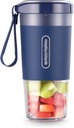 Mini Juicer Electric Smoothie Blender Fruit Cup Fast Food Processor Portable Blender Electric Juicer(Blue)