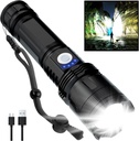 Rechargeable Flashlights High Lumens, 90000 Lumens Super Bright LED Flash Light, 5 Modes, IPX5 Waterproof Handheld Flash Light for Home, Emergencies, Camping