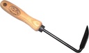 Dewit Cape Cod Weeder – Right Hand | Hand Weeding Tool for Tight Spaces | Tempered Boron Steel Blade | 11.75” Total Length | Ash Wood Handle