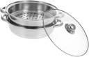 Ciieeo Stainless Steel Multi-layer Steamer Pot Double Layer Food Steamer Cooking Tamale