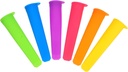 Cabilock 6Pcs Silicone Popsicle Mold Lids DIY Ice Cream Maker for Homemade Treats Reusable Popsicle Mould for Boys and Girls for Summer Snacks