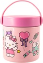 Sanrio Hello Kitty and Friends Insulated Soup Container for Kids | 12oz Thermo Food Jar with Handle Featuring Hello Kitty, Kuromi, Keroppi | Leakproof Stainless Steel Lunch Jar | Ages 3+