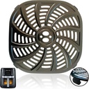 6QT Square Air Fryer Replacement Rack for Gourmia GAF616 Air Fryers, Upgraded Air Fryer Grill Crisper Plate Pan Tray Insert Grate Grid Shelf for Gourmia 6QT Air Fryer, Nonstick, Dishwasher Safe