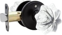 Glass Crystal Door Knob, Interior Privacy Door Knobs (1 Pack)