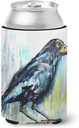 Caroline's Treasures MW1318CC Burnt Corn Raven Can or Bottle Hugger Cooler Washable Drink Sleeve Collapsible Beverage Insulated Holder, Can Hugger, Multicolor
