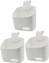 Unomor 3pcs Small Hanging Baskets Kitchen Storage Baskets for Organizing Cottagecore Kitchen Decor Wall Mount Drainage