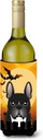 Caroline's Treasures BB1785LITERK Halloween French Bulldog Wine Bottle Hugger Bottle Cooler Sleeve Hugger Machine Washable Collapsible Insulator Beverage Insulated Holder