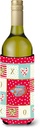 Caroline's Treasures CK5485LITERK Dwarf Gourami Love Wine Bottle Hugger, Red Bottle Cooler Sleeve Hugger Machine Washable Collapsible Insulator Beverage Insulated Holder