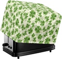 Talayituse Green Shamrock Print Toaster Cover Bread Machine Cover St. Patrick's Day Decor Fits for Most Standard 2 Slice Toasters, Keep Toaster Free From Dust And Fingerprint Oven Dustproof Cover, S