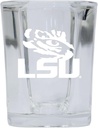 R and R Imports LSU Tigers 2 Ounce Shot Glass Square Officially Licensed Collegiate Product