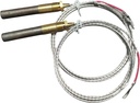 24" 1950-001 Thermopile Generators 750 Millivolt Thermopile Q313A for Gas Water Heater/Fireplace/Gas Fryer/Oven, 750 Temperature Resistance Cluster Thermocouple for Fireplace