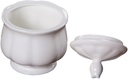 Zerodeko Quality Ceramic Sugar Bowl for Office Dish Multipurpose Jar for Candy Salt Chili