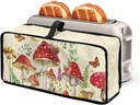 2-Slice Toaster Dust Cover Bread Machine Dustproof Cover Mushroom Snail Kitchen Appliance Protector Dustproof Fingerprint Protection for Kitchen Appliance