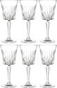 Barski Wine Glass - Goblet - Red Wine - White Wine - Water Glass - Stemmed Glasses - Set of 6 Goblets - Crystal like Glass - 10 oz. Beautifully Designed Made in Europe