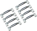 QCAA Door Pull, Steel, Zinc Plated, 5-3/4", 8 Pack, Made in Taiwan