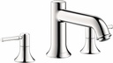 hansgrohe Talis C Classic 2-Handle 17-inch Wide Roman Tub Filler Freestanding Bathtub Faucet in Polished Nickel, 14313831