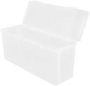 ABOOFAN Transparent Bread Toast Box with Lid Food Storage Container for Kitchen and Fridge Organizer Crisper for Home Bakery and Pantry
