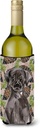 Caroline's Treasures BB9573LITERK Black Labrador Pine Cones Wine Bottle Hugger Bottle Cooler Sleeve Hugger Machine Washable Collapsible Insulator Beverage Insulated Holder