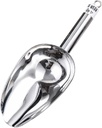 Garneck Stainless Steel Ice Scoop Multi-purpose Kitchen Tool for Ice Food and Candies Lightweight Design for Home Bars Restaurants and Parties