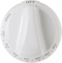 WB03K10036 Thermostat Knob for GE & Hotpoint Range Oven. Control Knob Replace Part Numbers WB3K10036, WB3K10037, WB03K10037, 242682, AP2014848, PS225985, EAP225985