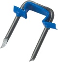 Gardner Bender MSI-550 Polyethylene Insulated Metal Staple, ½ Inch., 14/2 & 12/2 (NM) Non-Metalic Cable, 500 Pk., Blue