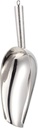 Stainless Steel Ice Scoop Non-Stick Finish Multi-Functional Kitchen Gadget for Ice Flour and Candy for Parties and Bars 10 oz Capacity