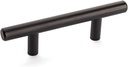 Cosmas 10 Pack 305-2.5ORB Oil Rubbed Bronze Cabinet Hardware Euro Style Bar Handle Pull - 2-1/2" Hole Centers, 4-7/8" Overall Length