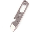 Titanium EDC Pry Bar with Bottle Opener Multi Tool Wrench with Lanyard Hole for Everyday Carry