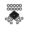 (10+10 Sets) 3/8" and 1/2'' Impact Retaining Ring for Mmilwaukei Impact Friction Ring Clip with O-Ring, Electric/Pneumatic Type Impact Wrench, Retainer Impact Lock Ring Anvil Install Tool Included