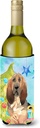Caroline's Treasures CK1887LITERK Christmas Tree Bloodhound Wine Bottle Hugger Bottle Cooler Sleeve Hugger Machine Washable Collapsible Insulator Beverage Insulated Holder