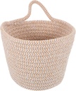 NOLITOY Rope Storage Wall Hanging Basket Decorative Cotton Rope Home Decor
