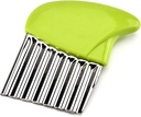 Crinkle Cutter Stainless Steel Potato Carrot Chip Vegetable Crinkle Wavy Chopper Cutter French Fry Slicer
