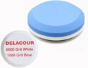 Delacour Axe/Hatchet Sharpening Puck Whetstone Knife Sharpening Stone, Dual Grit Multi-Purpose Sharpener Stone