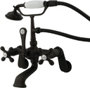 Kingston Brass CC57T5 Vintage Leg Tub Filler with Hand Shower, Oil Rubbed Bronze