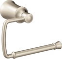 Moen YB2108BN DartmoorSingle Post Toilet Paper Holder, Brushed Nickel